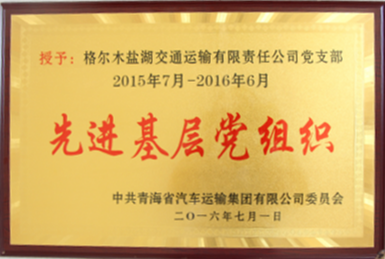 suncitygroup太阳集团集团先进基层党组织（2016.7）
